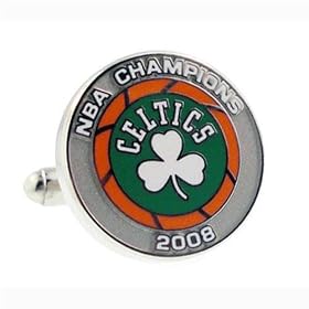 2008 Commemorative Boston Celtics NBA Executive Cufflinks w Jewelry Box