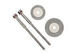IMPRESS ミニルーター　ルーター用　ミニダイヤモンドカッター 2枚組 19・22mm PROXXON(プロクソン) マンドレル サイズ 対応 2.35mm軸
