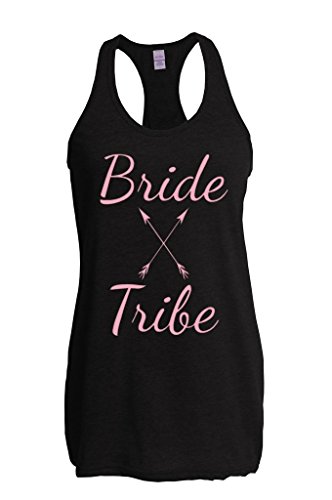 Artix Bride Tribe Arrows in Pink Wedding Gifts Ladies' Slim Fit Racerback Tank