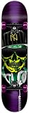 Speed Demons Mob Mixmaster Complete Skateboard (Purple/Black, 7.7-Inch)