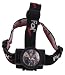 Suchen : Stirnlampe, 3 LED,1 Crypton, wasserdicht, klappb., schwarz, 90° schwenkbar