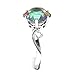 Jewelrypalace Women's 3.2ct Chessboard Cut Natural Mystic Rainbow Topaz 925 Sterling Silver Ring