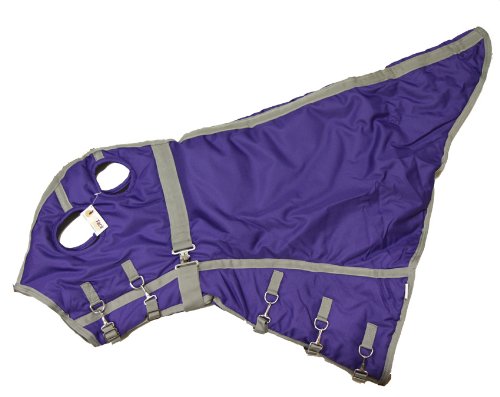 1200 Denier Winter Horse Hood Purple