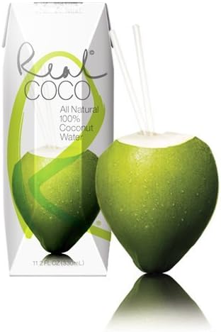 1 Liter (33.8 Fl Oz) Life Refreshed Real Coco 100% Organic Coconut Water