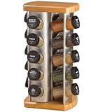 Kamenstein Bamboo 20-Jar Revolving Spice Rack