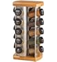 Kamenstein Bamboo 20-Jar Revolving Spice Rack