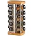 Kamenstein Bamboo 20-Jar Revolving Spice Rack
