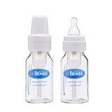 Dr. Browns Natural Flow Glass Bottle 2-Pack, 3.5 oz