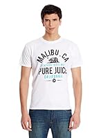 Pure Juice Camiseta Manga Corta Big Bear (Blanco)