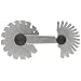 Starrett 6 Screw Pitch Gage 60 Threads