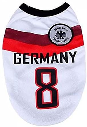 Outake Worldcup Pet Clothes Dog Vest Big/small Dog Soccer Jersey 8 colors 10 sizes