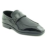 IMAGE OF AFTER SIX Studio Slip-On Mens SZ 6 Black Dress Shoes Oxfords Shoes