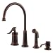 Tools & Hardware : Price Pfister 026-4YPU Ashfield 4-Hole Kitchen Faucet, Rustic Bronze