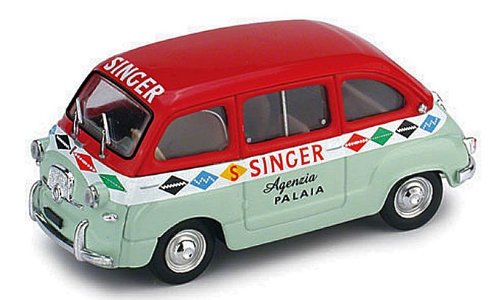 Fiat 600 Multipla (1956) Macchine Da Cucire Singer 1:43 2006 R399