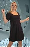 Designer Black Maternity and Transition Dress