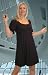 Designer Black Maternity and Transition Dress