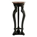 Marble-Top Plant Stand Pedestal