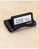 Easy Go Dual Time LCD Travel Alarm Clock