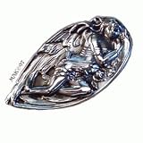 Angelica - Pewter Pendant (On Black Cord) - Angel Jewelry