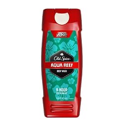 Old Spice Body Wash Red Zone, Aqua Reef, 16-Ounce Bottle (Pack of 3)
