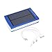 50000mAh Portable Solar Charger Dual USB External Battery Power Bank For Phone