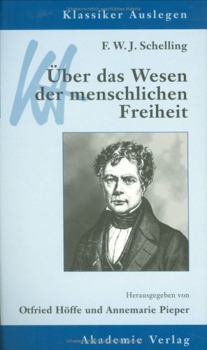 �ber das Wesen der menschlichen Freiheit