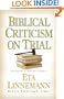 Biblical Criticism on Trial: How Scientific Is Scientific Theology?