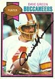 Dave Green Autographed/Hand Signed Football Card (Tampa Bay Buccaneers) 1979 Topps #279