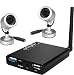 Photo : 2.4GHz Nightvision USB Wireless DVR Security Surveillance System with 2 High Resolution Indoor/Outdoor Night Vision Surveillance CCTV Cameras