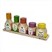 Melissa & Doug Deluxe Wooden Magnetic Kitchen Bottle Collection