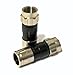 PPC EX6XLPLUS RG6 Snap & Seal Outdoor Compression Connectors, Comcast, DTV and Dish Approved (Bulk Pack of 100 Connectors)
