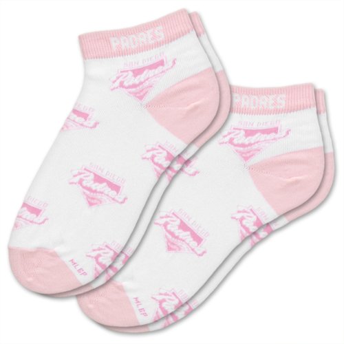 MLB San Diego Padres Women's Pink Socks (2 Pack)