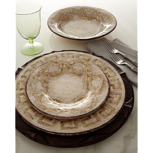 Caff Ceramiche 12Piece "Mosaico" Dinnerware