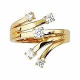 1/2ct tw diamond contemporary right hand ring (Platinum)