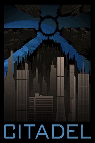 The Citadel Retro Travel Art Print 24 x 36in