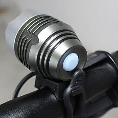 1200LM 5400mAh CREE T6 High Strength Aluminum Alloy Silver IPX6 Waterpproof Remote Illumination Bike Headlight