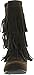 West Blvd Womens Lima Suede Fringe Moccasin Boots