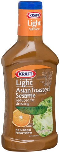 Kraft Light Asian Toasted Sesame Reduced Fat Dresssing, 16-Ounce Plastic Bottles (Pack of... by Kraft
