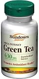 Sundown Green Tea Extract Standardized 630mg Capsules - 90ct Bottle (Pack of 2)