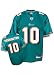 Chad Pennington Jersey: Reebok Aqua Replica #10 Miami Dolphins Jersey - Medium