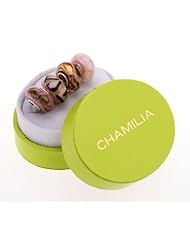 Authentic Chamilia Silver Desert Blush Murano Charm Set - Retired