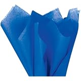 Sapphire Blue Tissue Paper 20" X 30" - 48 Sheets Pack