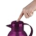 Emsa Samba Quick Press Insulated Server, 34-Ounce, Translucent Raspberry