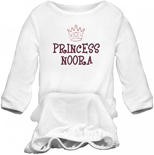 Princess Noora Sleep Onesie: Infant Rabbit Skins Long Sleeve Sleeper newborn White