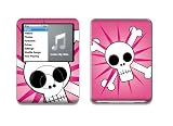Pink Skull Skin Decal Protector for Ipod Nano 3rd Generation