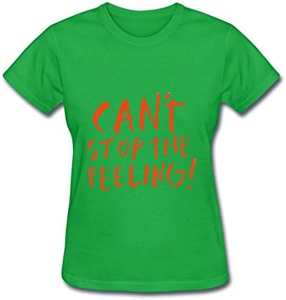 Yiaacai Justin Timberlake Can't Stop The Feeling Women's T Shirt Forest Green L
