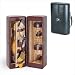 Harmony Picnic Wine Tote Color: Mahogany / Tan