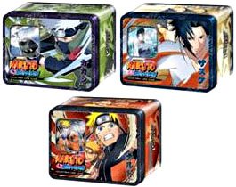 Naruto Shippuden Card Game Set of 3 Unbound Power Collector Tins