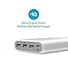 Anker Astro E6 Ultra-High Capacity 20800mAh 3-Port 4A Compact Portable Charger ​External Battery Power Bank with PowerIQ Technology for iPhone, iPad, Samsung and More (White)