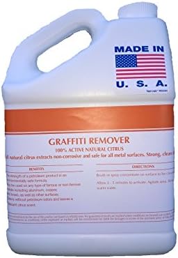 Patriot Chemical Sales 1 Gallon Graffiti Remover 100% Active Natural Citrus Industrial Strength